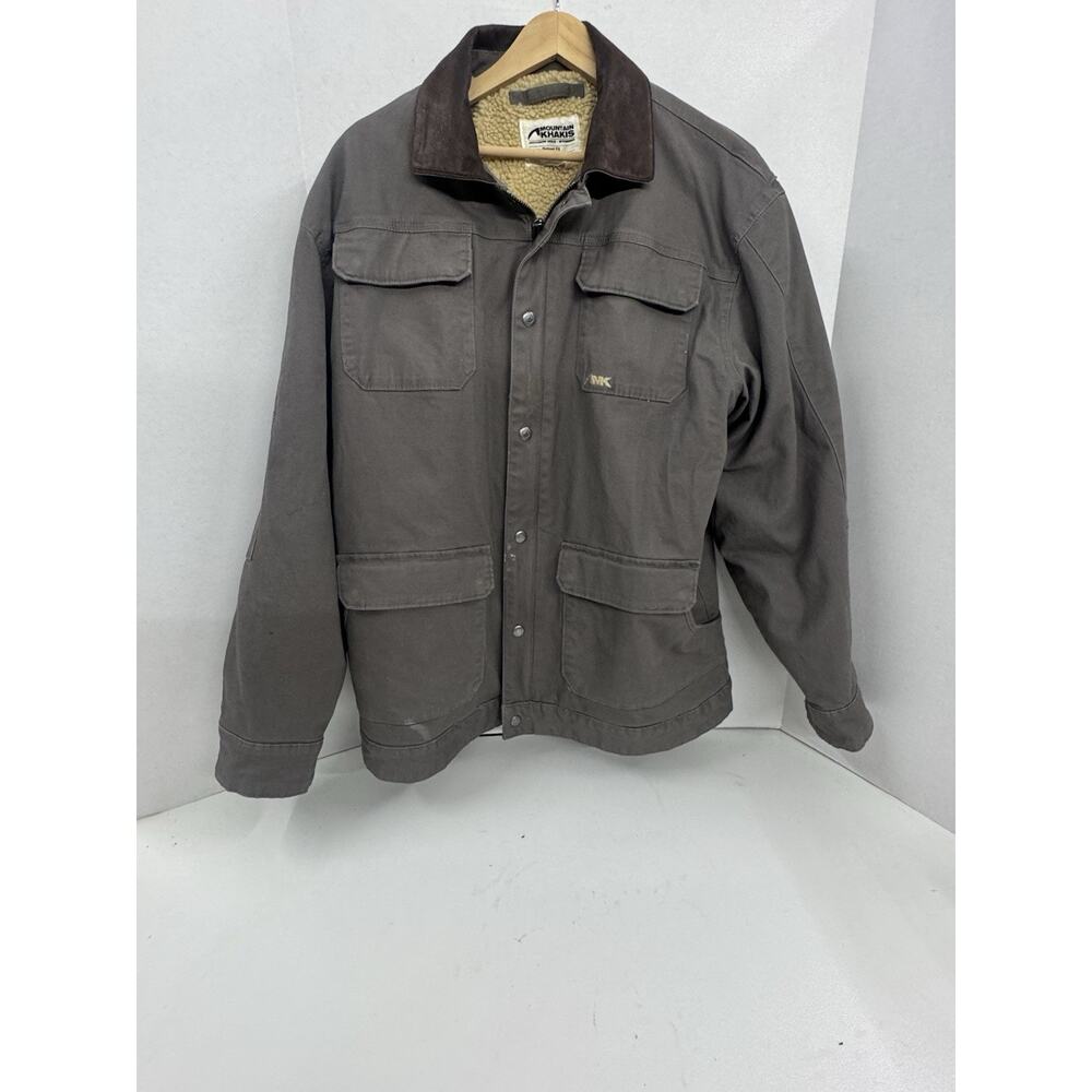 Mountain Khakis Ranch Shearling Jacket Chore Coat Sherpa Size L